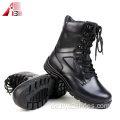 Hoher schwarzer Jungle Army Stiefel mit Knöchel